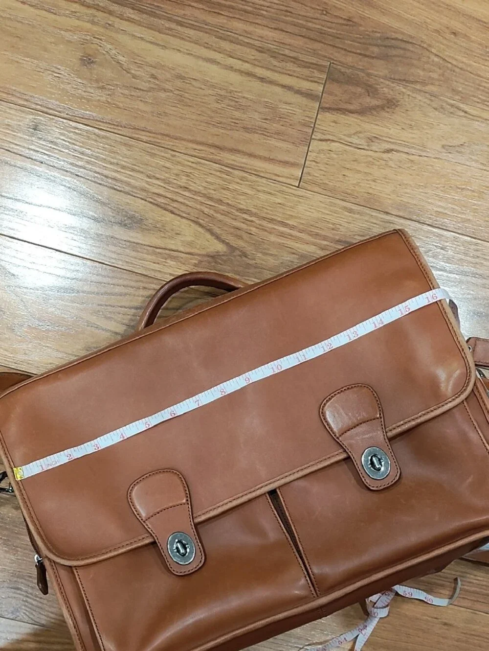 Tan Messenger Bag- Classic Professional Satchel